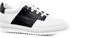 Uomo GUIDOMAGGI Scarpe In Pelle Esotica | Sneakers>Abbey Road - Sneakers Esotiche con rialzo interno da uomo in Mix Pelle da 6 a 8 cm più alto