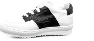 Uomo GUIDOMAGGI Scarpe In Pelle Esotica | Sneakers>Abbey Road - Sneakers Esotiche con rialzo interno da uomo in Mix Pelle da 6 a 8 cm più alto