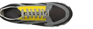 Uomo GUIDOMAGGI Sneakers>Aflou - scarpe con rialzo in Mix Pelle/Tessuto Da 6 a 11 cm più alto