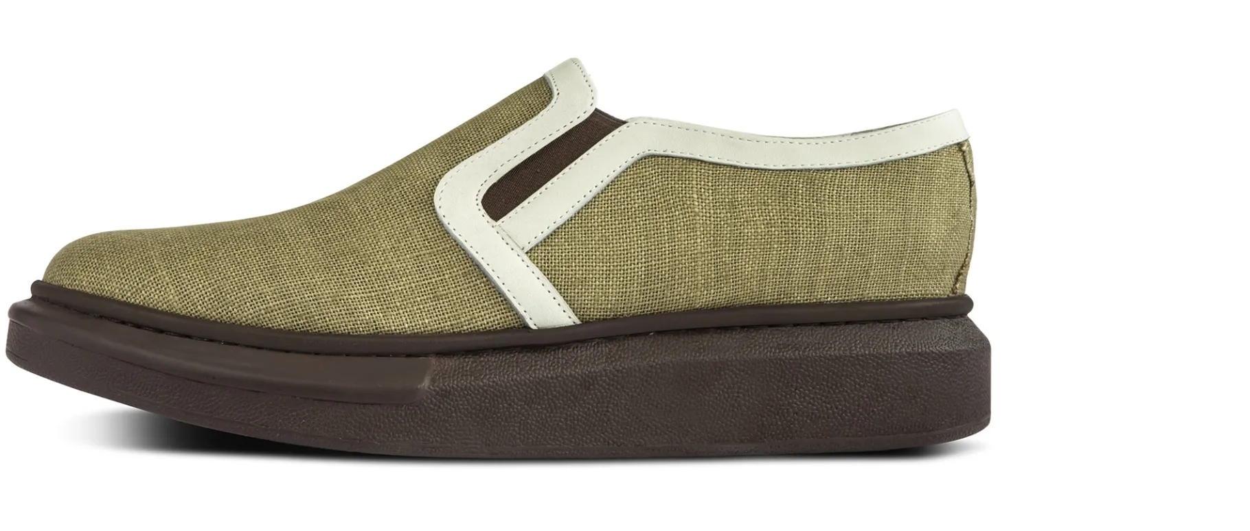 agarthi_slipon_con_rialzo_2.webp Uomo GUIDOMAGGI Slip-on>Agarthi -Slip-on con rialzo in Mix Pelle/Tessuto fino a 6 cm più alto