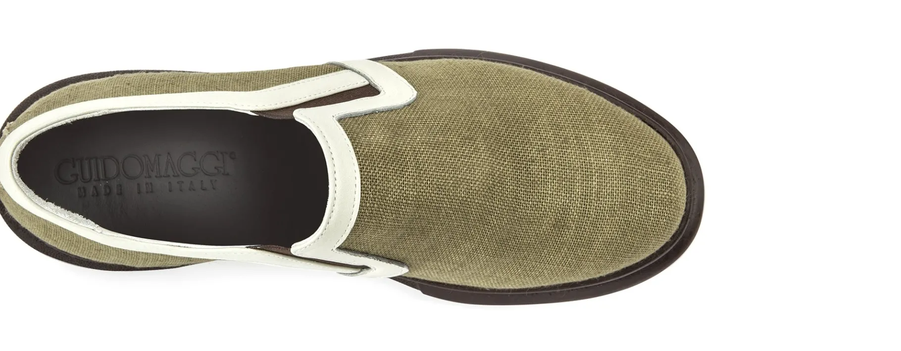 agarthi_slipon_con_rialzo_3.webp Uomo GUIDOMAGGI Slip-on>Agarthi -Slip-on con rialzo in Mix Pelle/Tessuto fino a 6 cm più alto