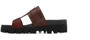 Uomo GUIDOMAGGI Sandali>Aiea - Sandalo con rialzo in Pelle Pieno Fiore fino a 5 cm più alto