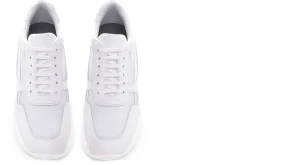 Uomo GUIDOMAGGI Sneakers>Alaska - Sneakers rialzate uomo in Mix Pelle/Tessuto da 6 a 10 cm più alto
