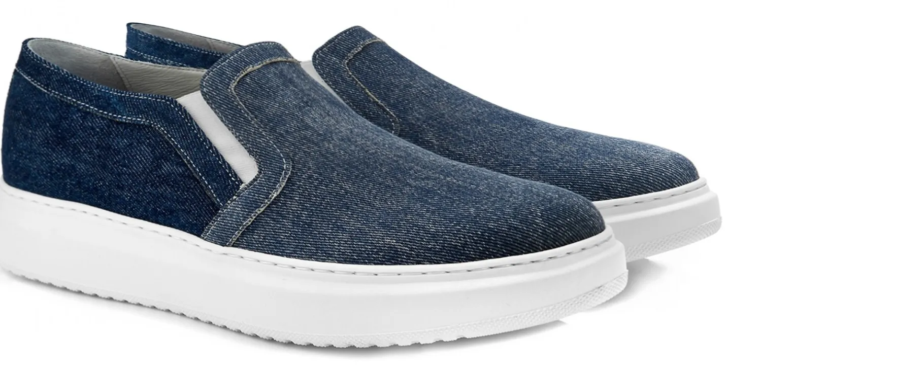 alassio__slipons_rialzate_0.webp Uomo GUIDOMAGGI Slip-on>Alassio - Slip-ons rialzate uomo in Tessuto fino a 6.5 cm più alto