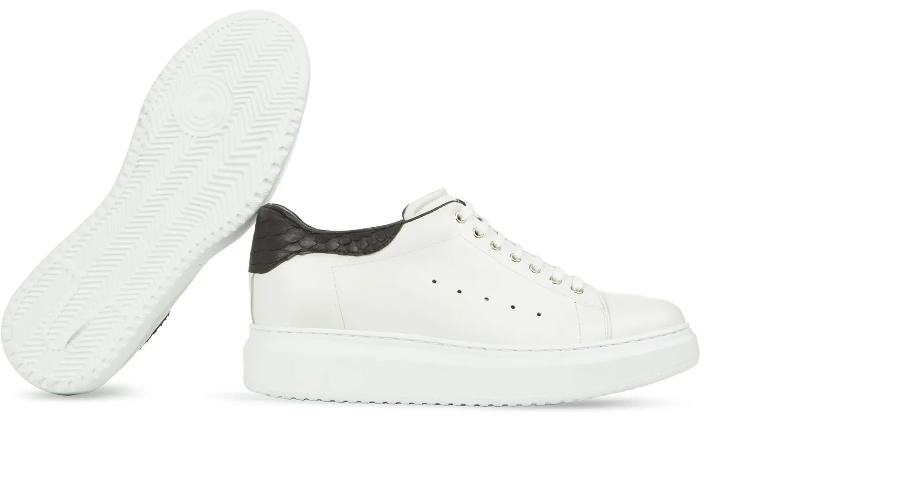 alexander__sneakers_esoti_2.webp Uomo GUIDOMAGGI Scarpe In Pelle Esotica | Sneakers>Alexander - Sneakers Esotiche casual con rialzo interno in Pelle Pitone da 6 a 8 cm più alto