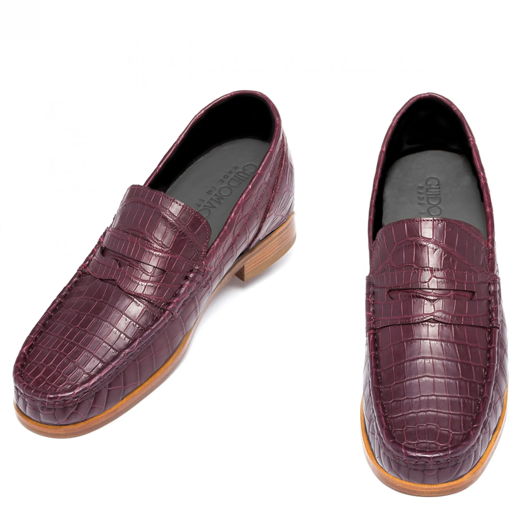 america_0.webp Uomo GUIDOMAGGI Scarpe In Pelle Esotica>America