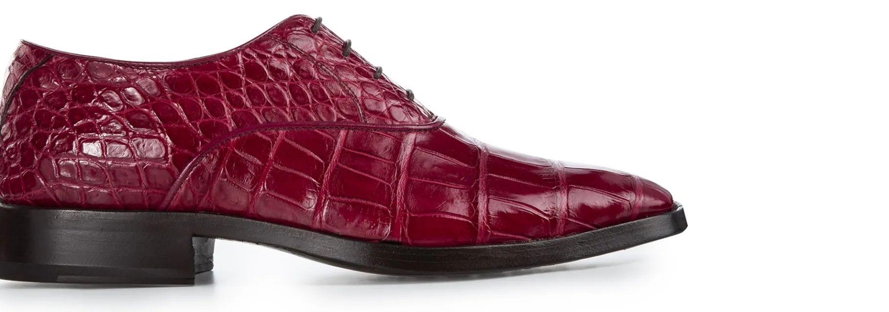 andretta__scarpe_con_rial_0.webp Uomo GUIDOMAGGI Scarpe In Pelle Esotica | Stringate>Andretta - scarpe con rialzo in Pelle coccodrillo Da 6 a 8 cm più alto