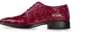 Uomo GUIDOMAGGI Scarpe In Pelle Esotica | Stringate>Andretta - scarpe con rialzo in Pelle coccodrillo Da 6 a 8 cm più alto