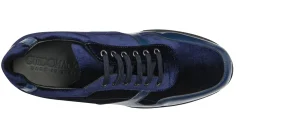 Uomo GUIDOMAGGI Sneakers>Anvers - sneakers con rialzo in Mix Pelle/Tessuto Da 6 a 10 cm più alto