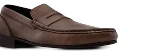 Uomo GUIDOMAGGI Penny Loafers>Arezzo - Mocassini scarpe rialzanti in Pelle Pieno Fiore da 6 a 8 cm più alto