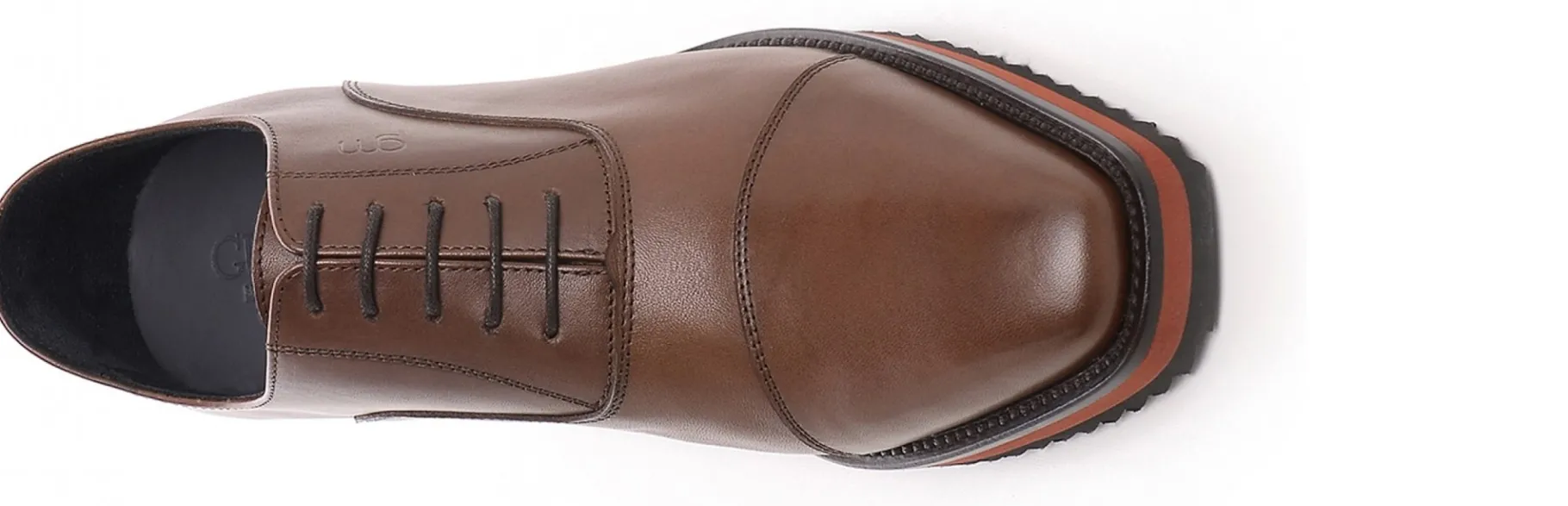 arona__classiche_scarpe_u_3.webp Uomo GUIDOMAGGI Stringate>Arona - Classiche scarpe uomo con rialzo in Pelle Pieno Fiore da 6 a 8 cm più alto