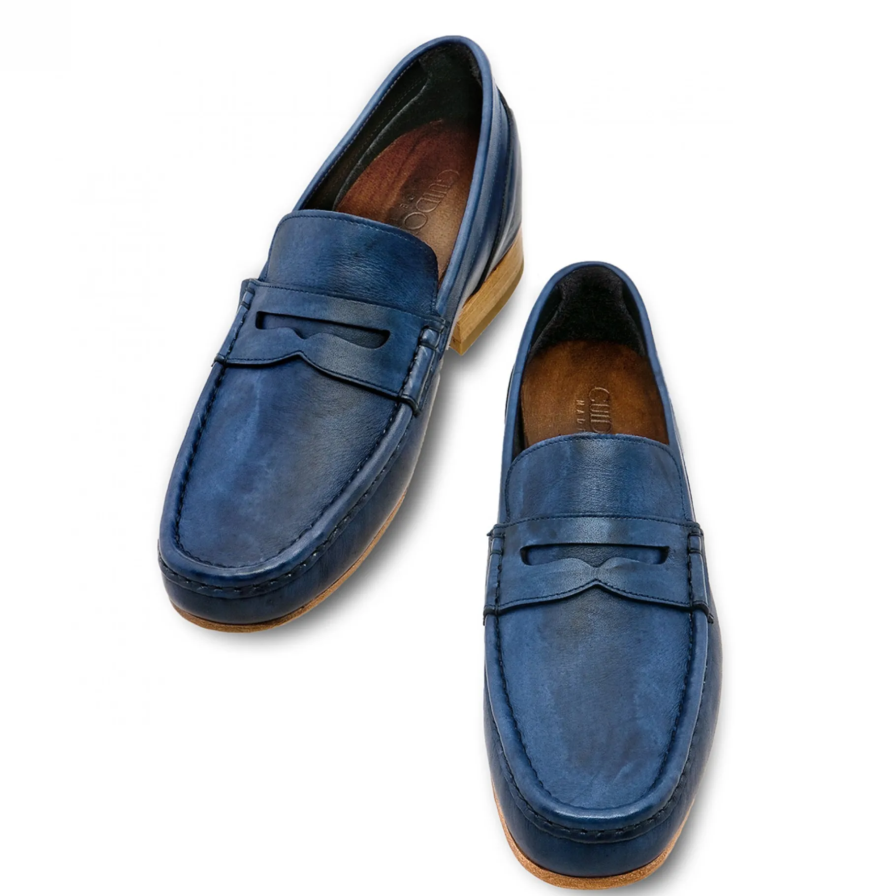 australia__mocassini_con__0.webp Uomo GUIDOMAGGI Penny Loafers>Australia - Mocassini con rialzo interno da uomo in Pelle Pieno Fiore Fino a 8 cm più alto