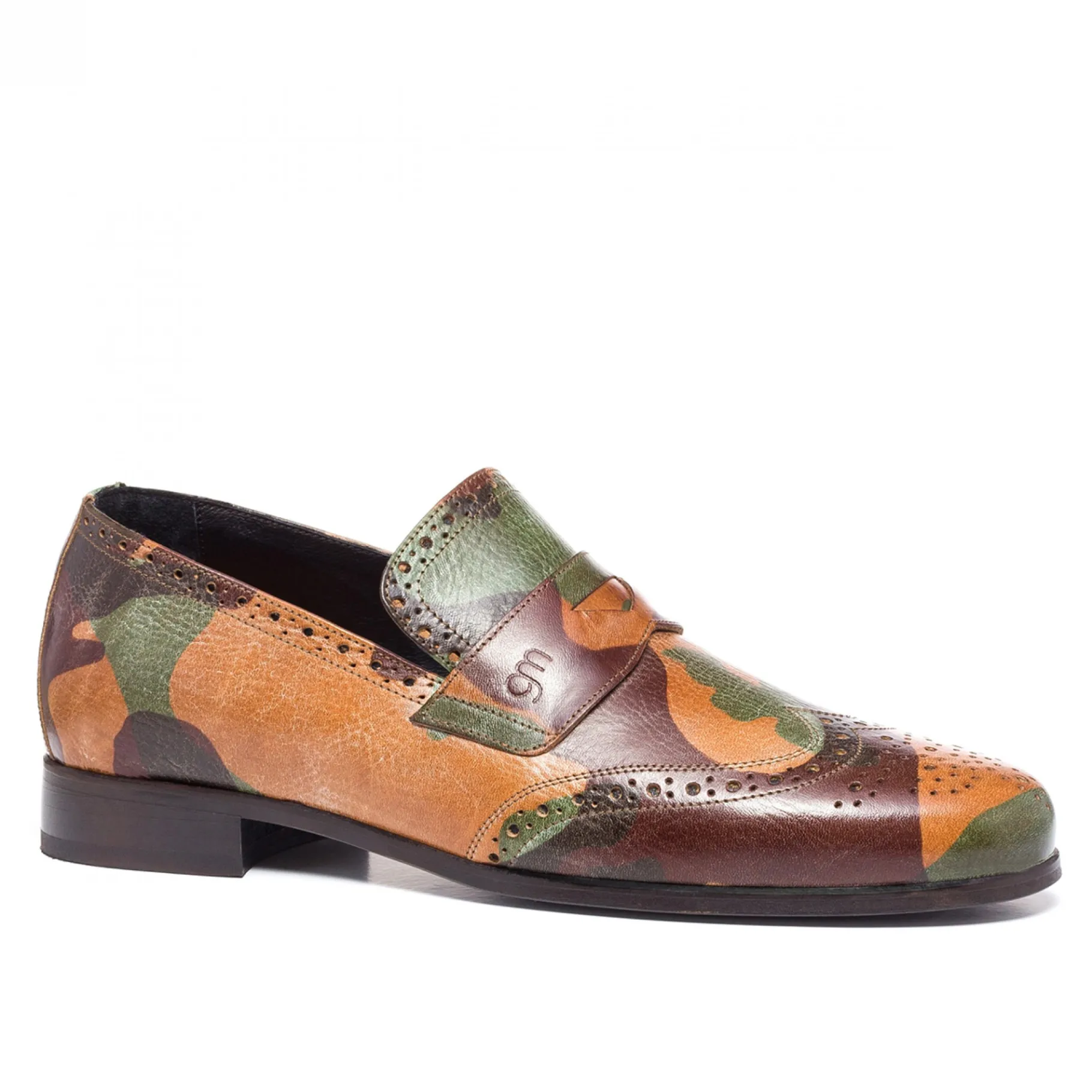 avenue_montaigne__mocassi_1.webp Uomo GUIDOMAGGI Penny Loafers>Avenue Montaigne - Mocassini con rialzo interno in Pieno Fiore Fino a 6 cm più alto