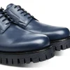 Uomo GUIDOMAGGI Stringate>Azul - scarpe con rialzo in pelle Da 6 a 8 cm più alto