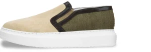 Uomo GUIDOMAGGI Slip-on>Bangkok - scarpe con rialzo in Mix Pelle/Tessuto fino a 6 cm più alto