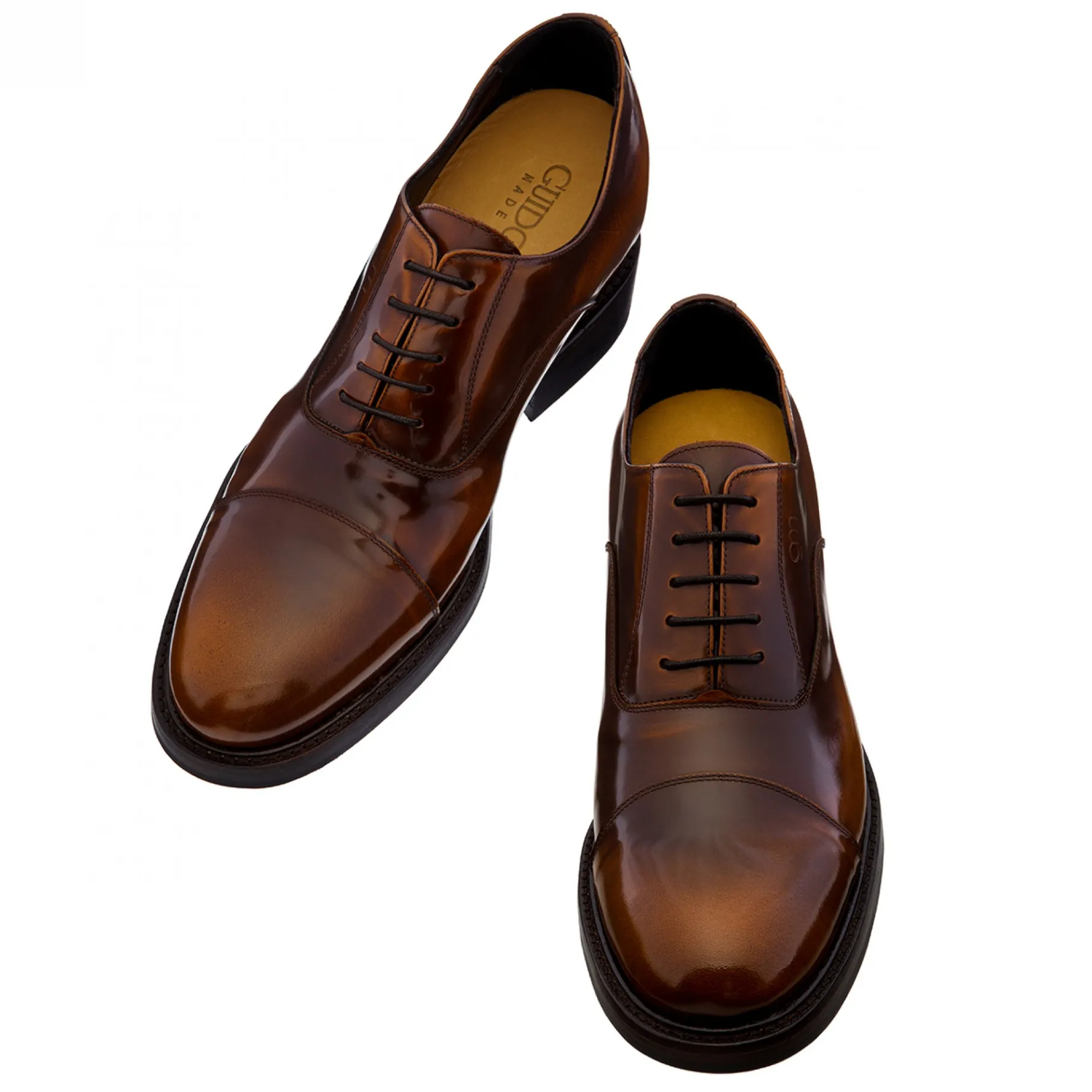 bel_air__classiche_scarpe_0.webp Uomo GUIDOMAGGI Stringate>Bel Air - Classiche scarpe da uomo con rialzo in Pelle Pieno Fiore fino a 8 cm più alto