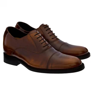 Uomo GUIDOMAGGI Stringate>Bel Air - Classiche scarpe da uomo con rialzo in Pelle Pieno Fiore fino a 8 cm più alto