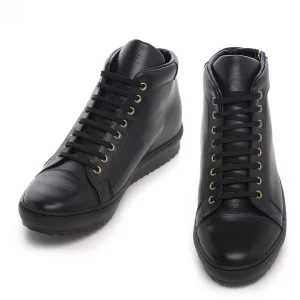 Uomo GUIDOMAGGI Sneakers>Belgravia - Sneakers uomo con rialzo interno in Pelle Pieno Fiore Fino a 8 cm più alto