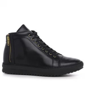 Uomo GUIDOMAGGI Sneakers>Belgravia - Sneakers uomo con rialzo interno in Pelle Pieno Fiore Fino a 8 cm più alto