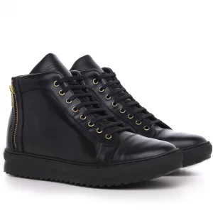 Uomo GUIDOMAGGI Sneakers>Belgravia - Sneakers uomo con rialzo interno in Pelle Pieno Fiore Fino a 8 cm più alto