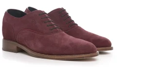 Uomo GUIDOMAGGI Cucitura Goodyear | Stringate>Belluno - Classiche rialzate da uomo in Pelle Scamosciato da 6 a 8 cm più alto