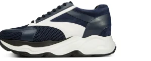 Uomo GUIDOMAGGI Sneakers>Bend - sneakers con rialzo in Mix Pelle/Tessuto Da 6 a 11 cm più alto