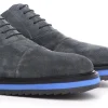 Uomo GUIDOMAGGI Stringate>Bergamo - Classiche scarpe uomo con rialzo in Pelle Suede da 6 a 8 cm più alto