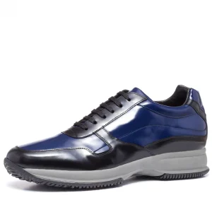 Uomo GUIDOMAGGI Sneakers>Bergen - Sneakers con rialzo in Pelle Pieno Fiore da 6 a 10 cm più alto