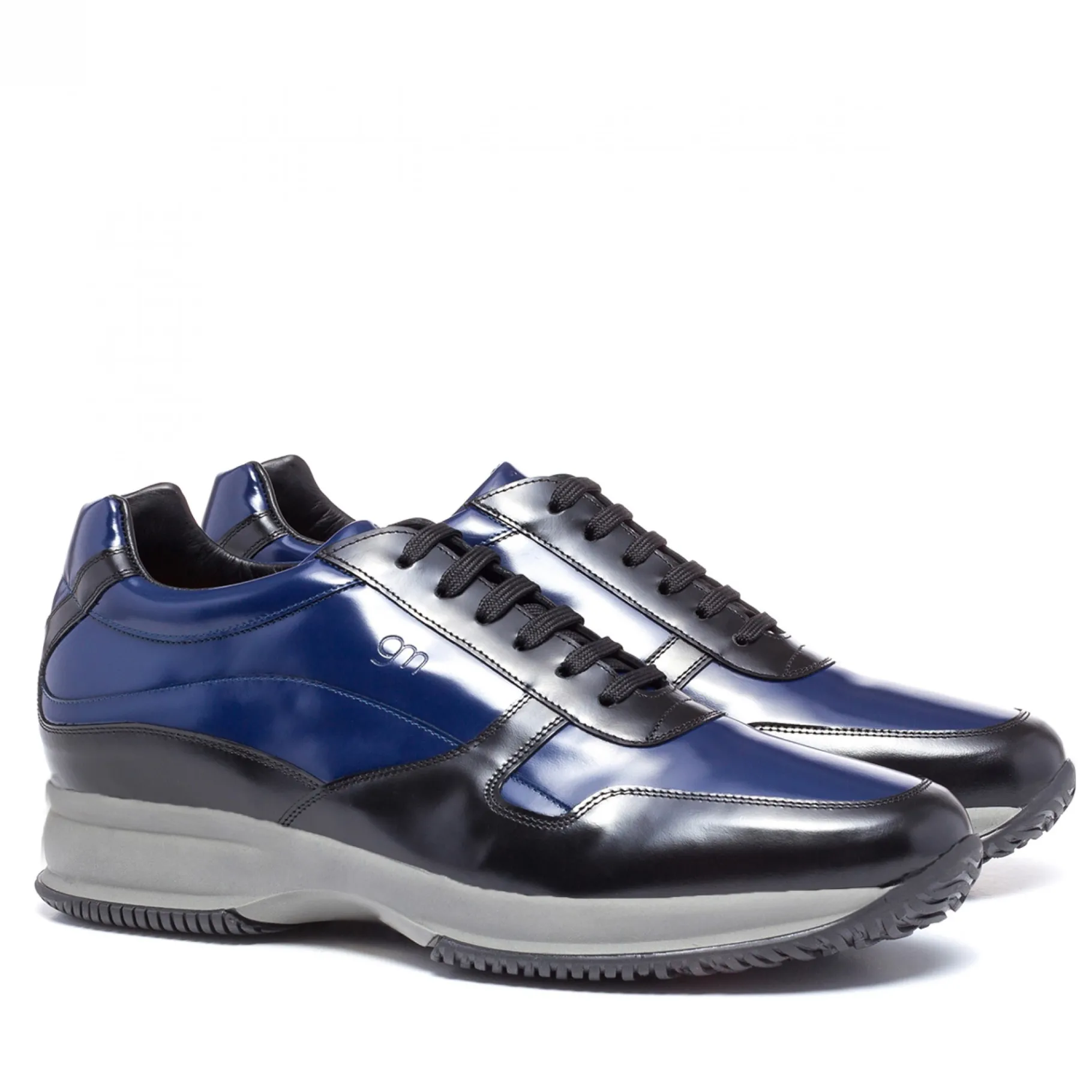 bergen__sneakers_con_rial_4.webp Uomo GUIDOMAGGI Sneakers>Bergen - Sneakers con rialzo in Pelle Pieno Fiore da 6 a 10 cm più alto