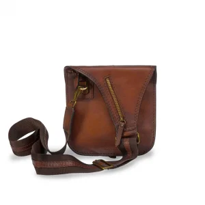 GUIDOMAGGI Pratesi Bags>Bisaccia Brown - Zaino in pelle Monospalla