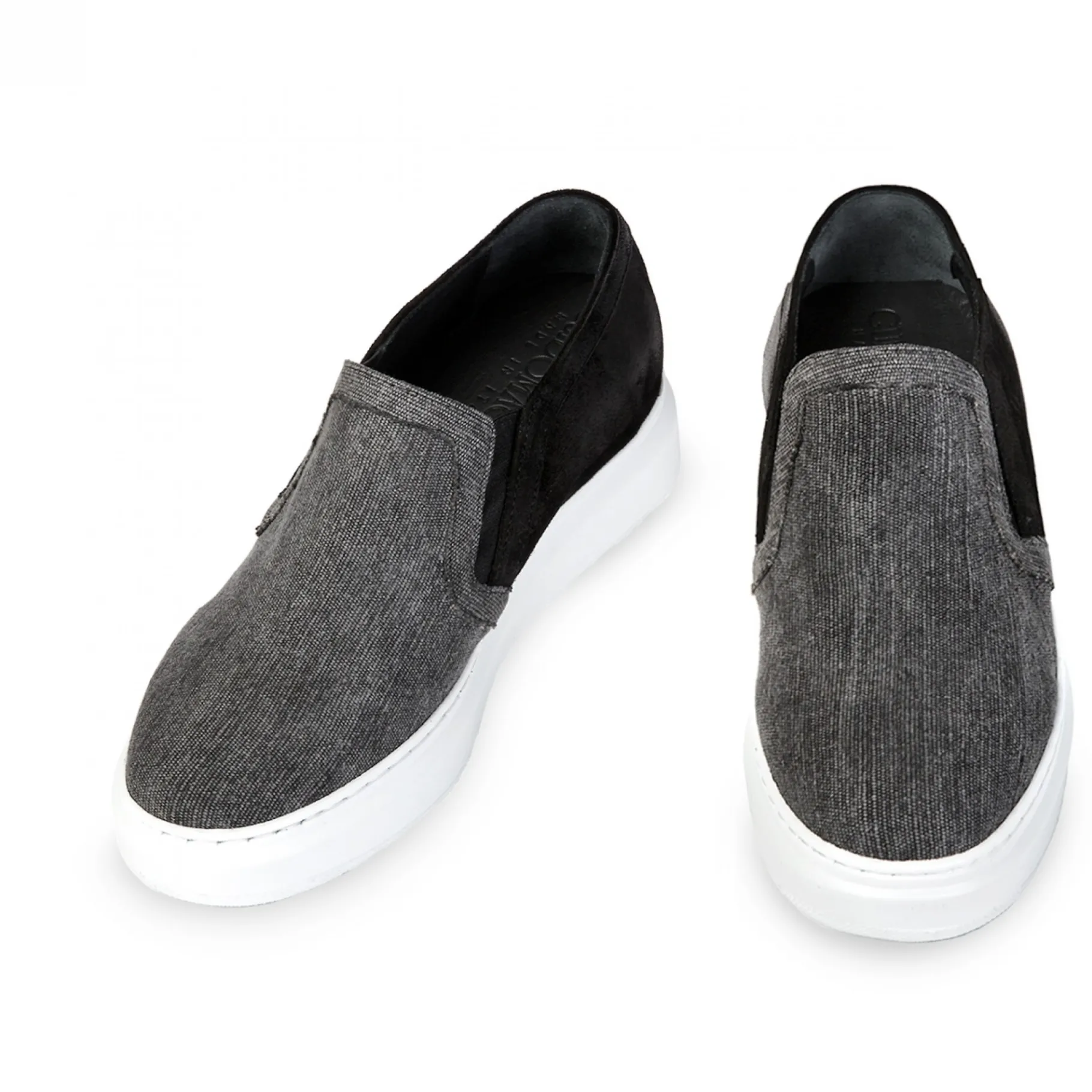 black_sea_slipon_con_rial_0.webp Uomo GUIDOMAGGI Slip-on>Black Sea -slipon con rialzo in Mix Pelle/Tessuto fino a 6 cm più alto