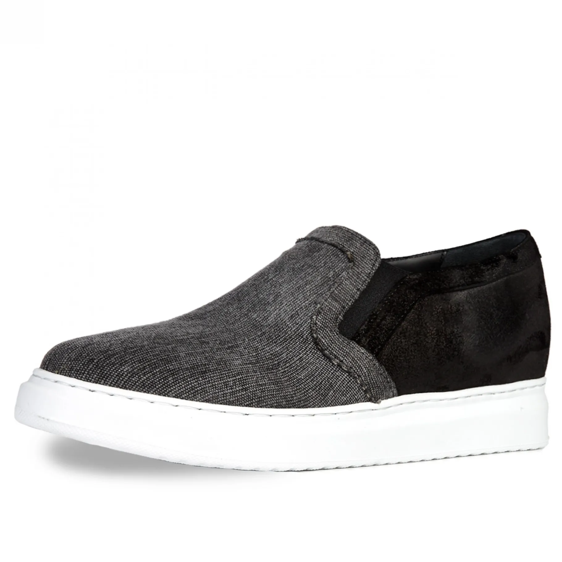 black_sea_slipon_con_rial_2.webp Uomo GUIDOMAGGI Slip-on>Black Sea -slipon con rialzo in Mix Pelle/Tessuto fino a 6 cm più alto