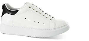 Uomo GUIDOMAGGI Sneakers>Black Star - Sneakers uomo con rialzo interno in Pelle Pieno Fiore da 6 a 8 cm più alto