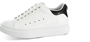 Uomo GUIDOMAGGI Sneakers>Black Star - Sneakers uomo con rialzo interno in Pelle Pieno Fiore da 6 a 8 cm più alto
