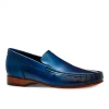Uomo GUIDOMAGGI Shell Cordovan | Classici>Blue Bay - mocassini in Pelle fino a 6 cm più alto