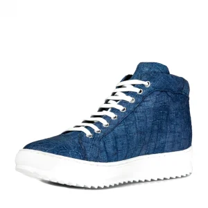 Uomo GUIDOMAGGI Scarpe In Pelle Esotica | Sneakers>Boracay -sneakers coccodrillo hermes in Pelle Da 6 a 8 cm più alto