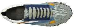 Uomo GUIDOMAGGI Sneakers>Boulder - sneakers con rialzo in Mix Pelle/Tessuto Da 6 a 11 cm più alto