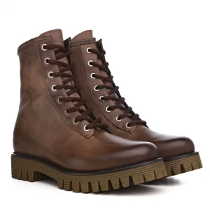 Uomo GUIDOMAGGI Anfibi>Brentwood - Stivali  con rialzo interno  in Pelle Pieno Fiore da 6 a 10 cm più alto