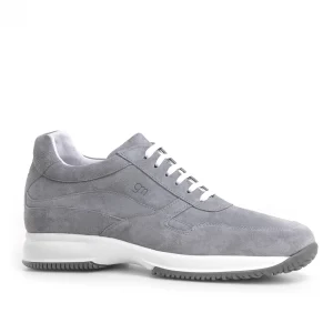 Uomo GUIDOMAGGI Sneakers>Brescia - Sneakers con rialzo in Pelle Scamosciato da 6 a 10 cm più alto
