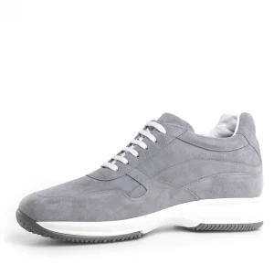 Uomo GUIDOMAGGI Sneakers>Brescia - Sneakers con rialzo in Pelle Scamosciato da 6 a 10 cm più alto