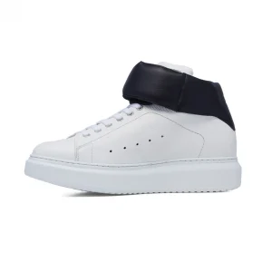 Uomo GUIDOMAGGI Sneakers>Buffalo - Sneakers con rialzo in Pelle Pieno Fiore da 6 a 8 cm più alto