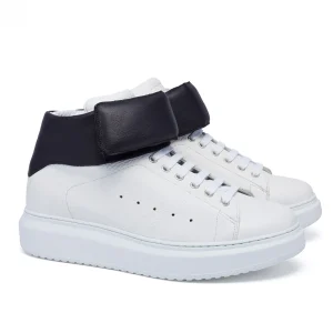 Uomo GUIDOMAGGI Sneakers>Buffalo - Sneakers con rialzo in Pelle Pieno Fiore da 6 a 8 cm più alto