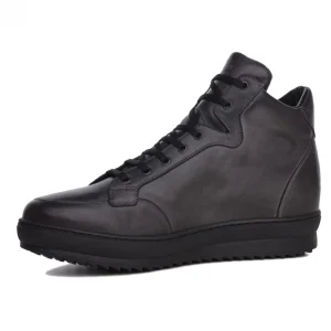 Uomo GUIDOMAGGI Sneakers>Bulgaria - Sneakers uomo con rialzo interno in Pelle Pieno Fiore da 6 a 10 cm più alto