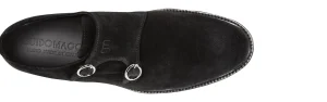 Uomo GUIDOMAGGI Fibbie>Caen - Classiche scarpe con rialzo in Pelle Suede da 6 a 8 cm più alto