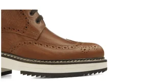 Uomo GUIDOMAGGI Stivali Da 12 A 15 Cm>Caledon - Stivali da uomo rialzanti in Pelle Pieno Fiore da 10 a 15 cm più alto
