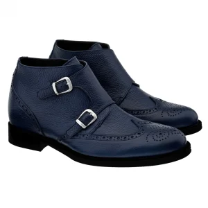 Uomo GUIDOMAGGI Polacchine>Canton - Classiche scarpe con rialzo in Pelle Pieno Fiore fino a 8 cm più alto