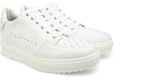 Uomo GUIDOMAGGI Sneakers>CAP BLANC -sneaker rialzanti in Mix Pelle Da 6 a 8 cm più alto