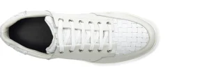 Uomo GUIDOMAGGI Sneakers>CAP BLANC -sneaker rialzanti in Mix Pelle Da 6 a 8 cm più alto