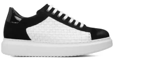 Uomo GUIDOMAGGI Sneakers>Carlisle - Sneakers da uomo con rialzo in Mix Pelle da 6 a 8 cm più alto