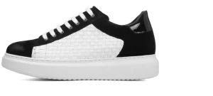 Uomo GUIDOMAGGI Sneakers>Carlisle - Sneakers da uomo con rialzo in Mix Pelle da 6 a 8 cm più alto